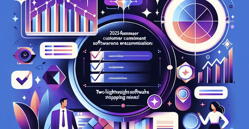  2025年ERP客户投诉管理软件推荐：2款适合小商户的轻量级软件，不踩雷！